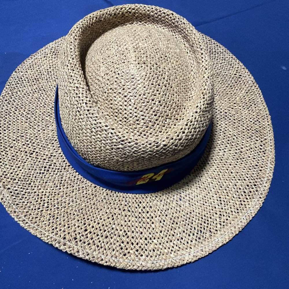 vintage NASCAR Jeff Gordon #24 straw Panama hat‎ by Chase